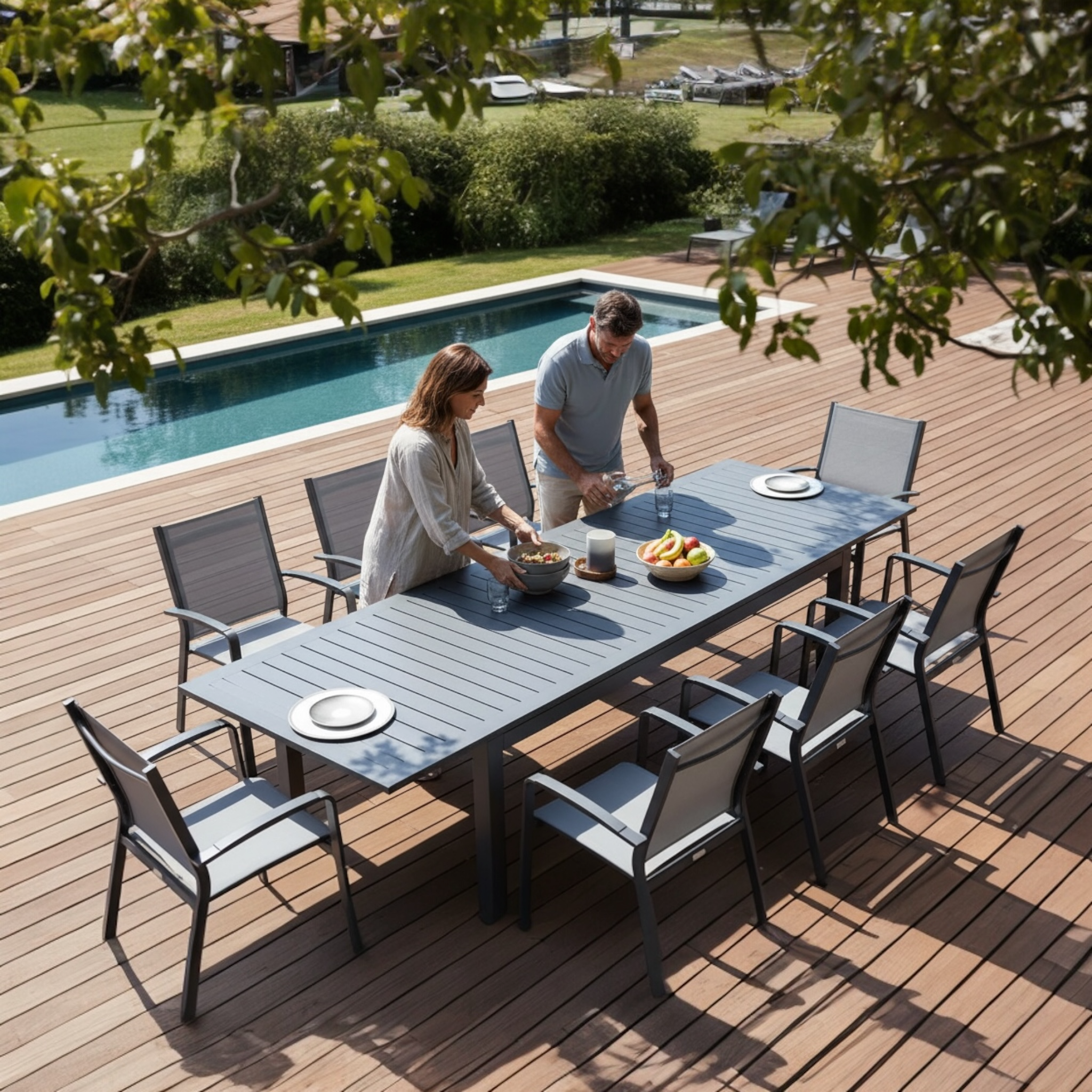 Table extensible en aluminium - FILLY