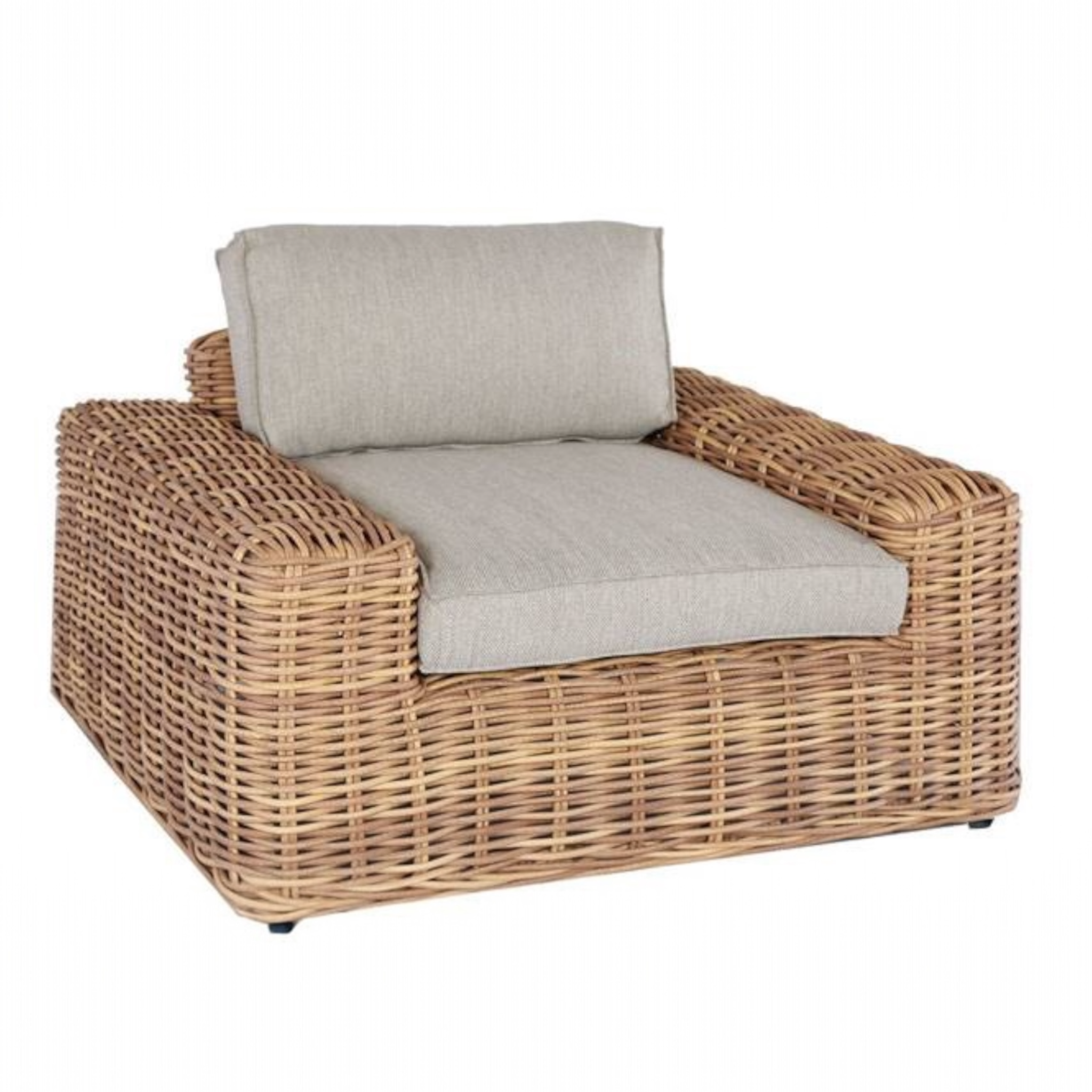 Fauteuil de jardin en résine tressée - BALI OSIER