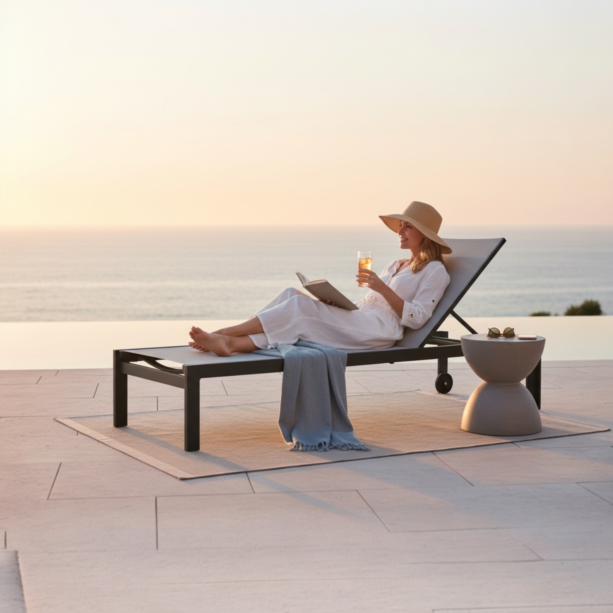 Bain de soleil en aluminium - NICKY NOIR