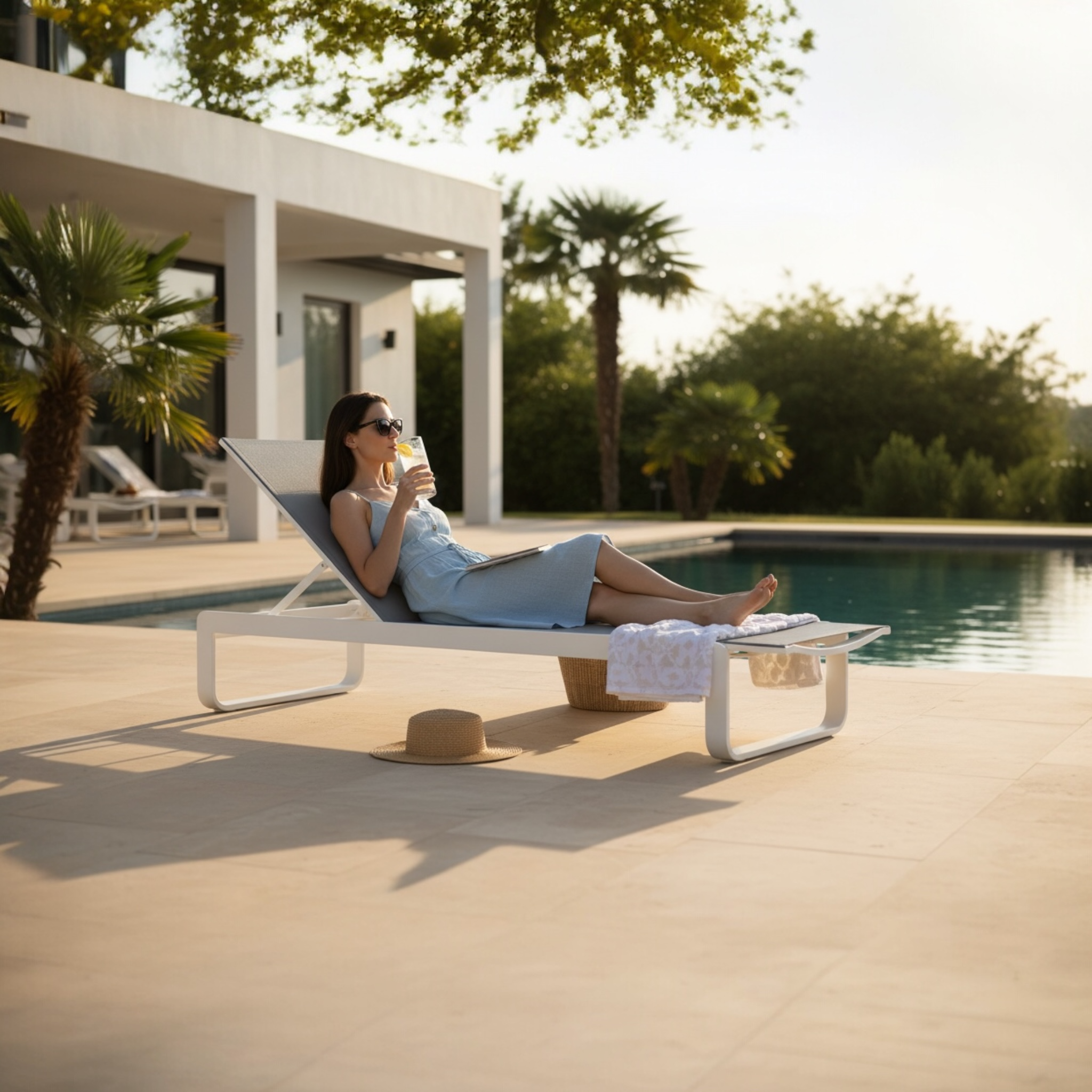 Bain de soleil en aluminium - ROMY