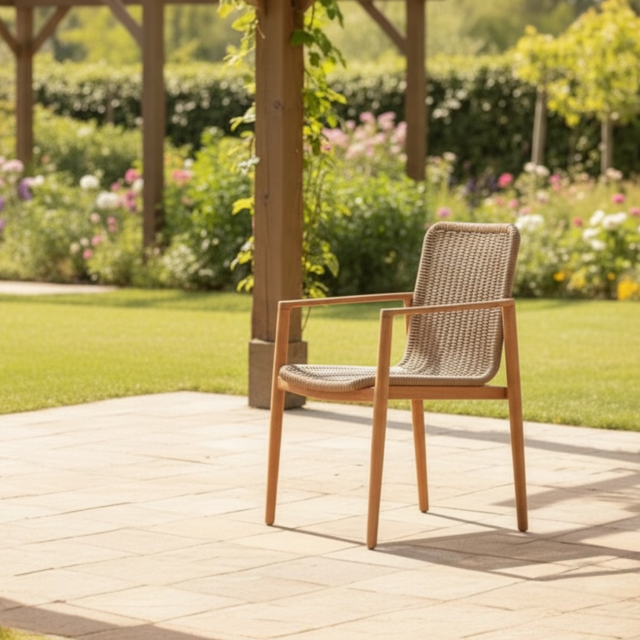 CHAISE DE JARDIN DESIGN HAUT DE GAMME PAULA