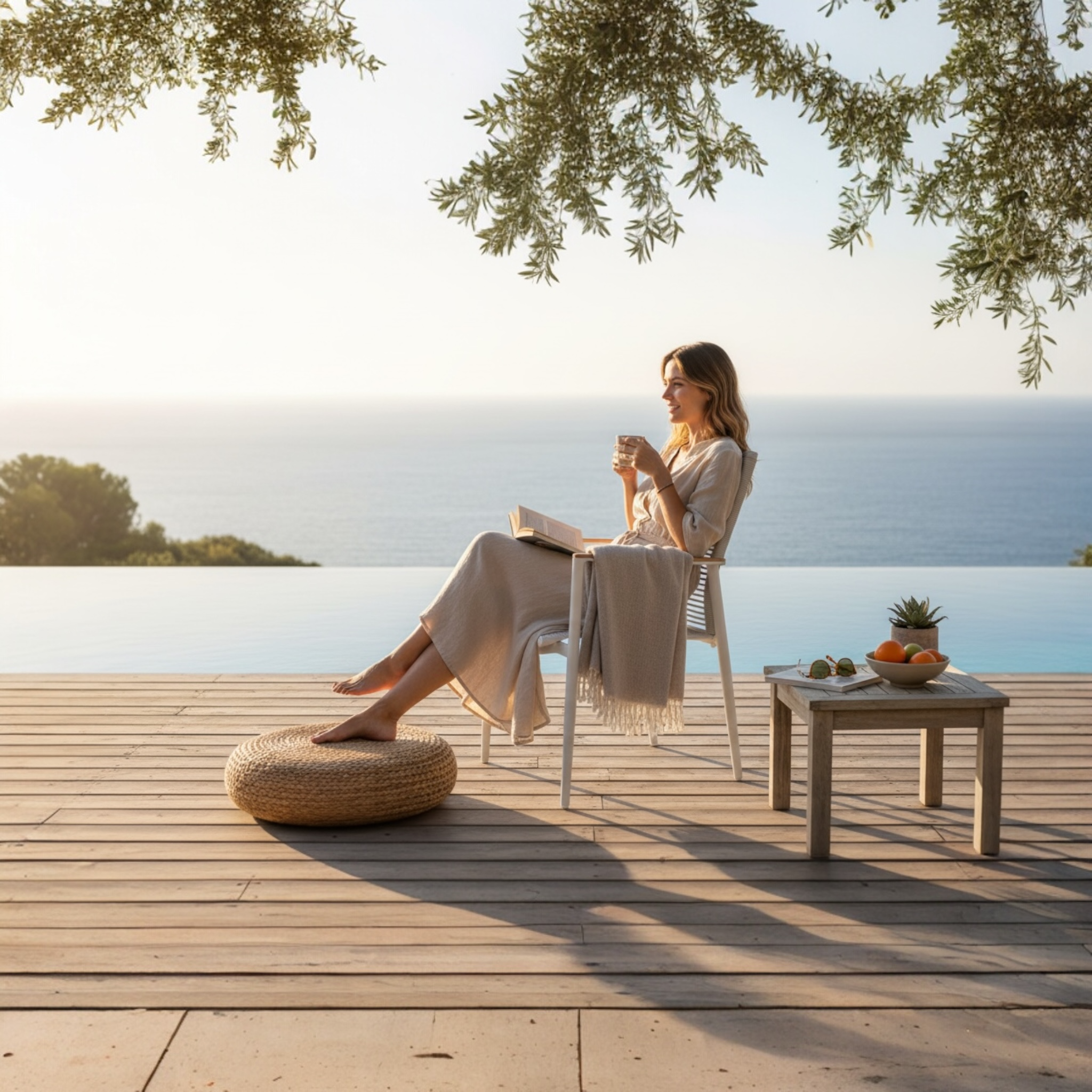 Chaise en aluminium design Vénus