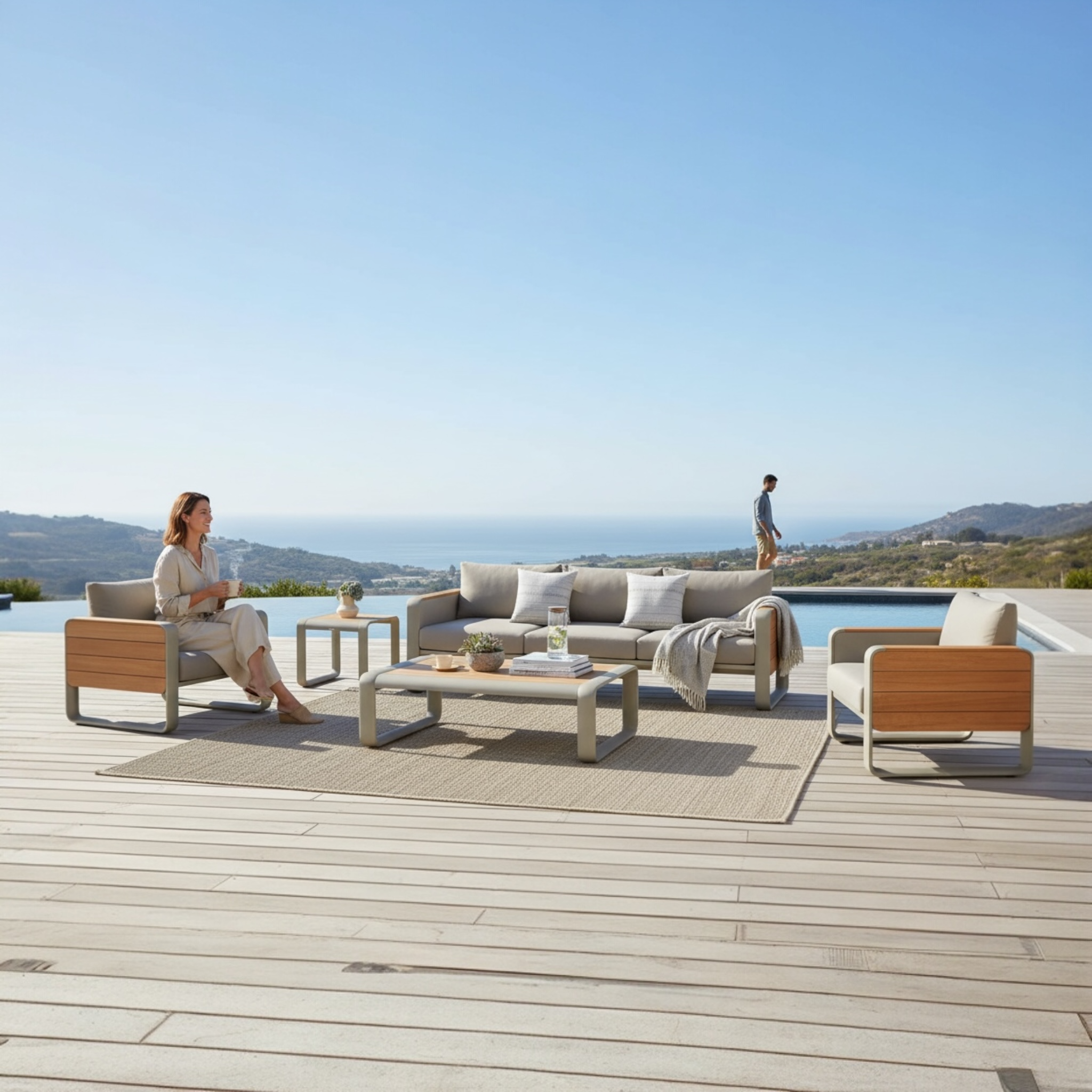 Salon de jardin de luxe haut de gamme Talia