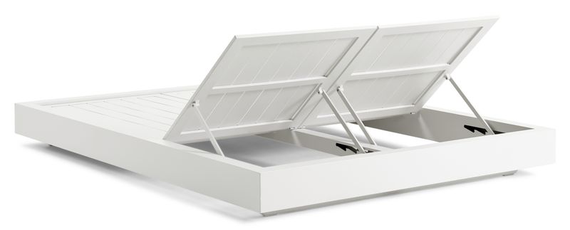 Lit de piscine double luxe en aluminium - COMO BED