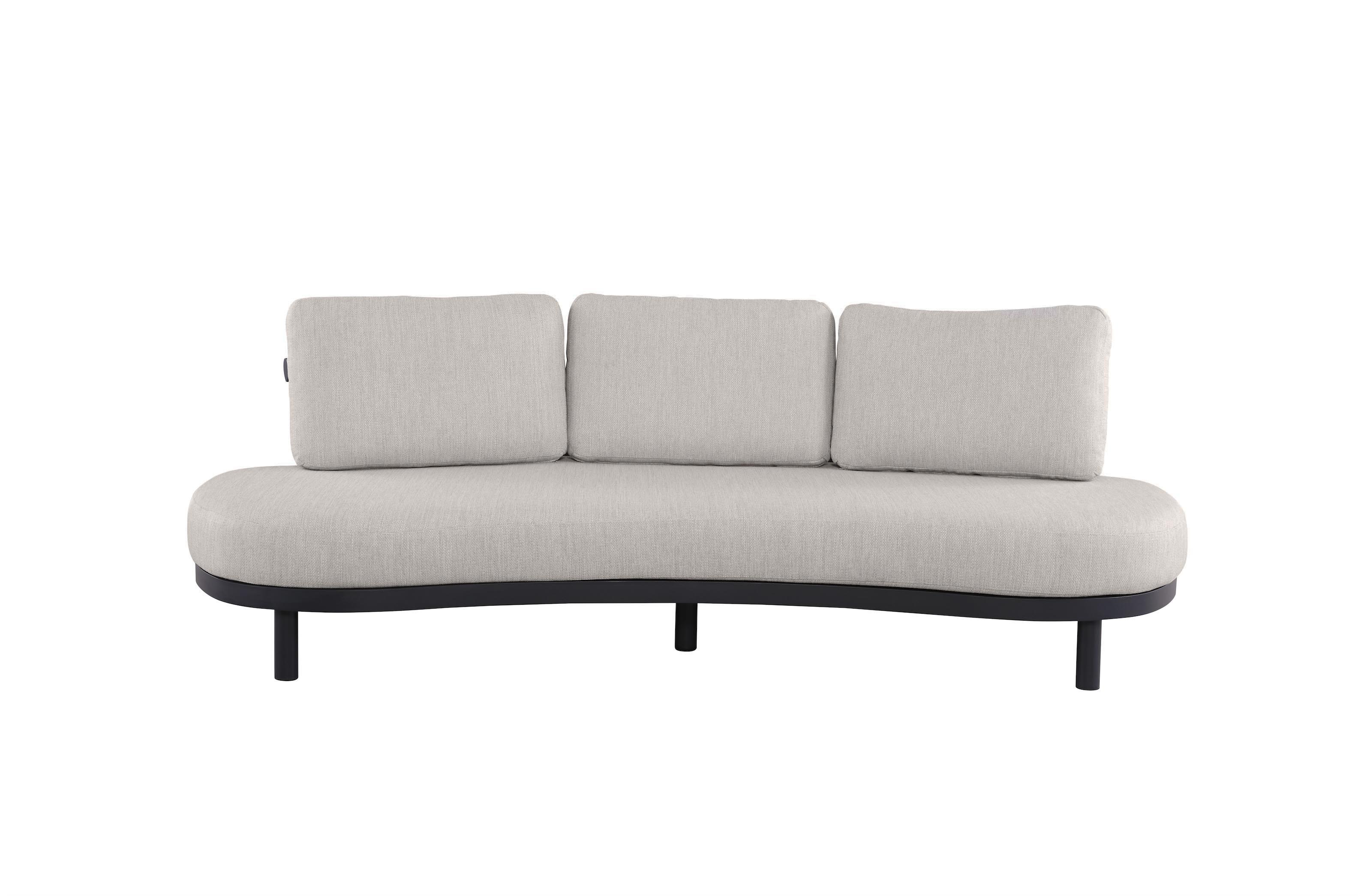 Canapé de jardin extérieur design aluminium - AMBRE