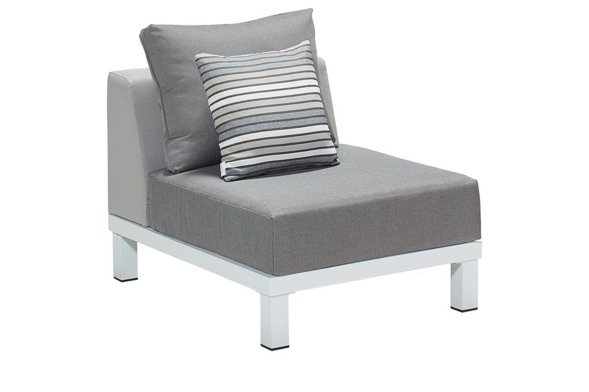 Salon de jardin en aluminium et en teck haut de gamme - ORSY