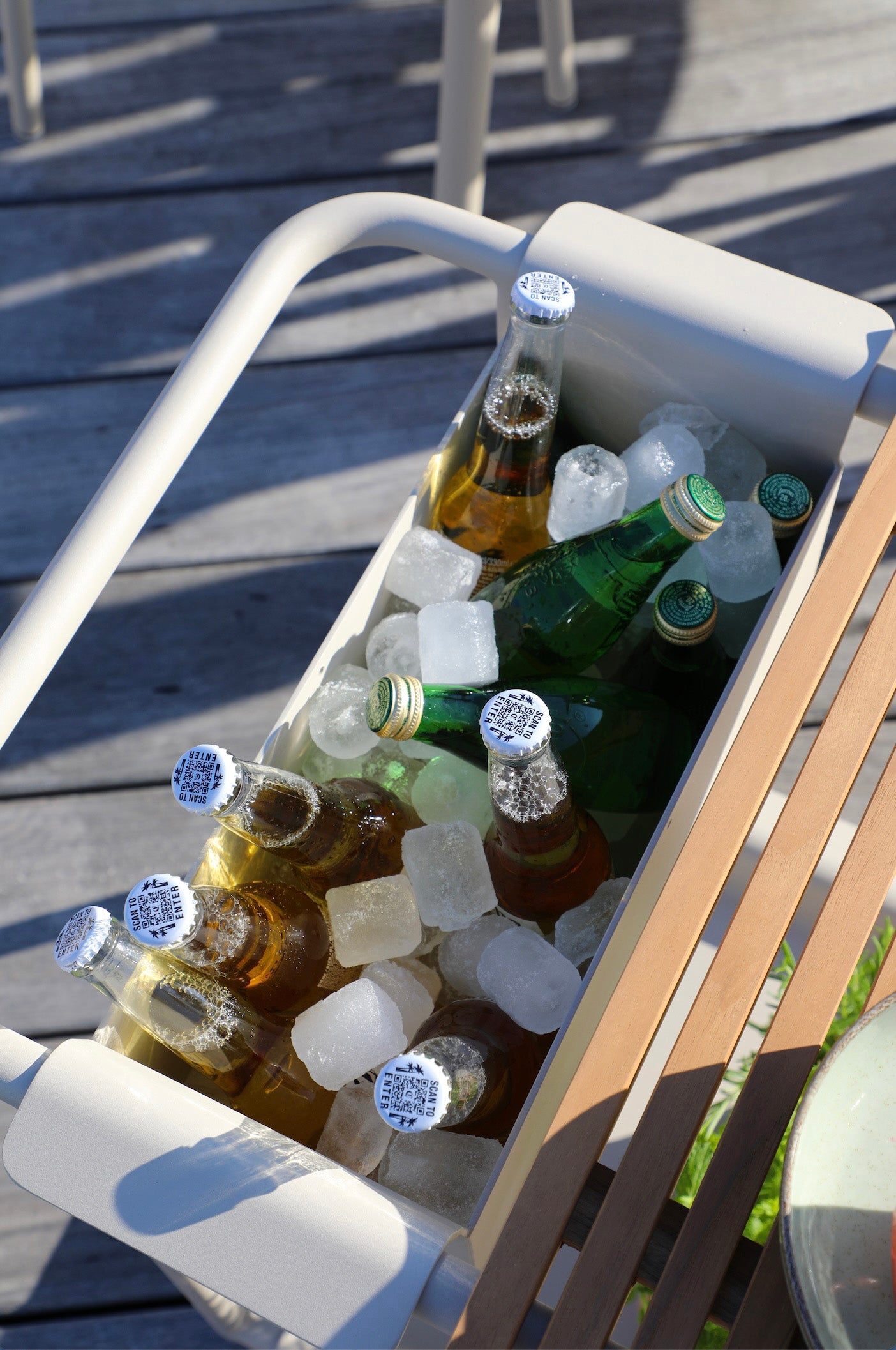 Desserte en aluminium - SUNNY BEIGE