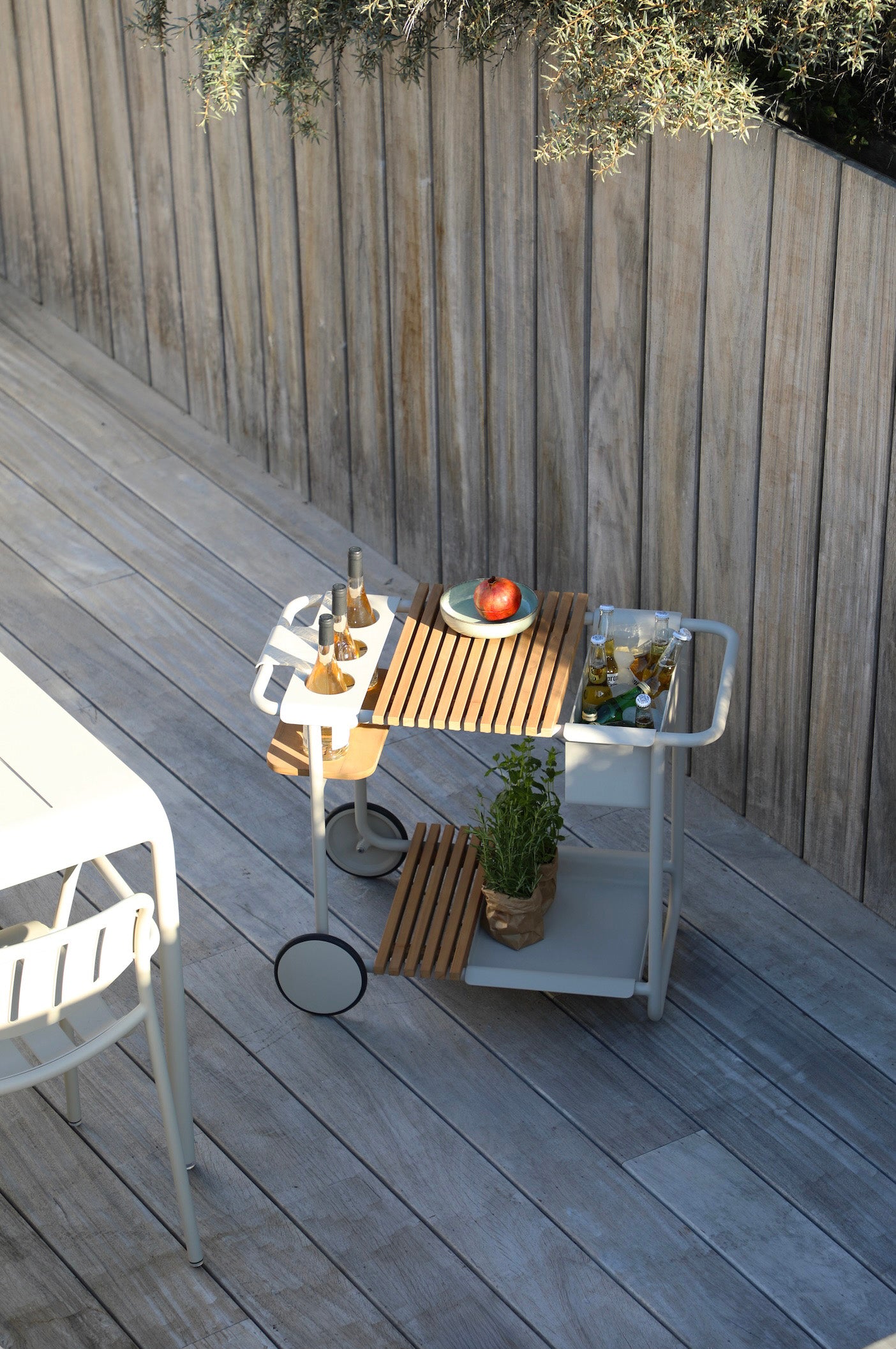 Desserte en aluminium - SUNNY BEIGE