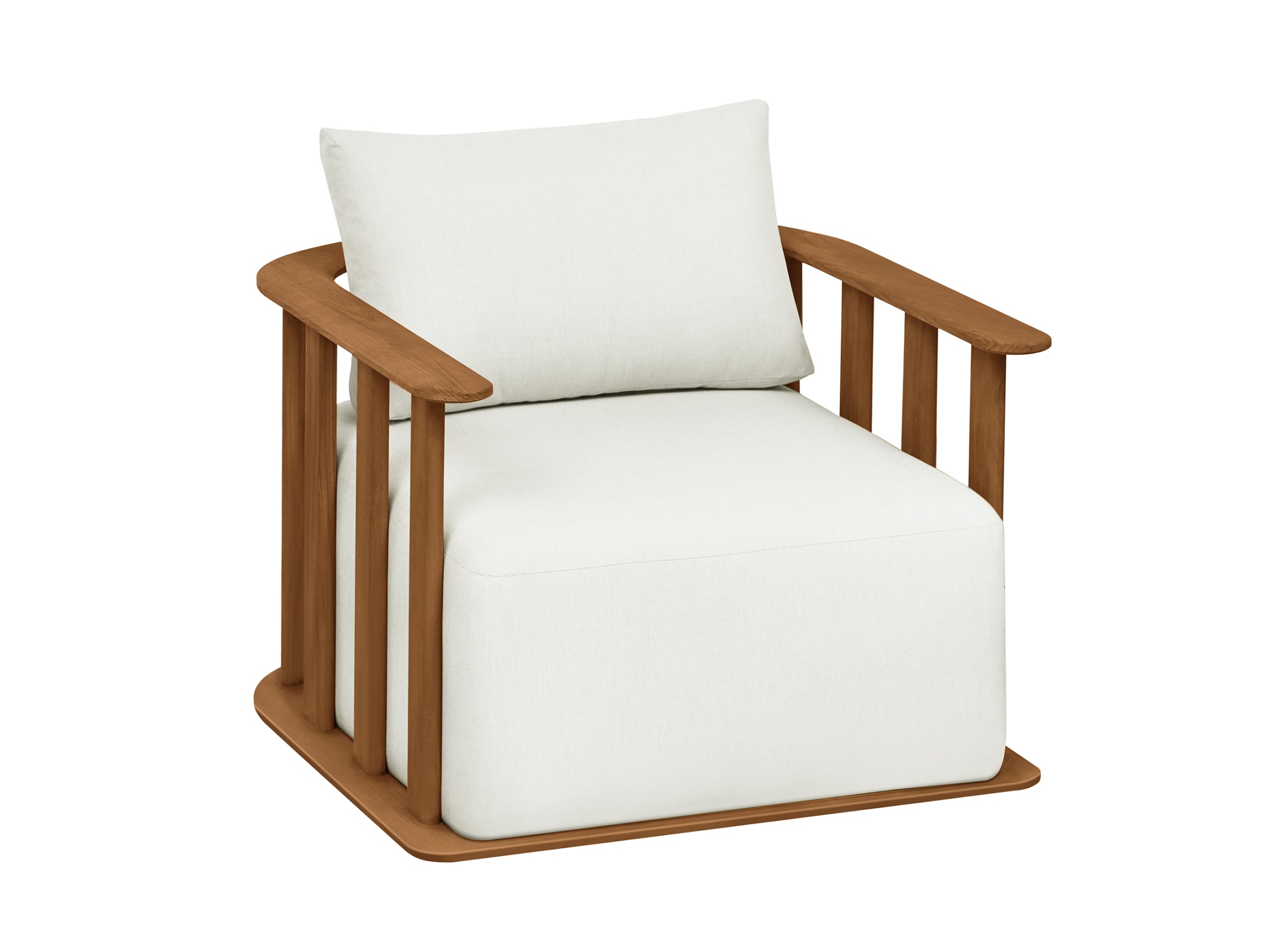 Salon de jardin haut de gamme en teck massif 4 places - ROMA