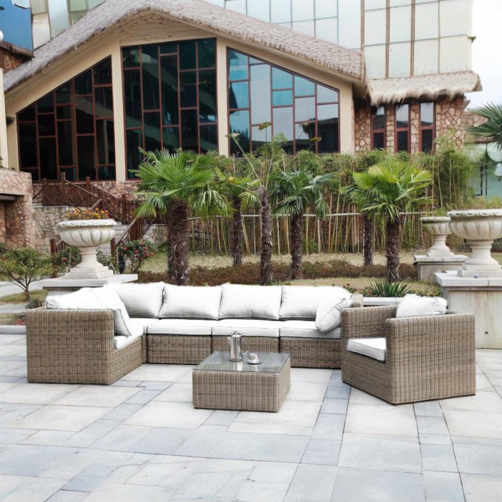 Housse de coussin pour salon de jardin liberty