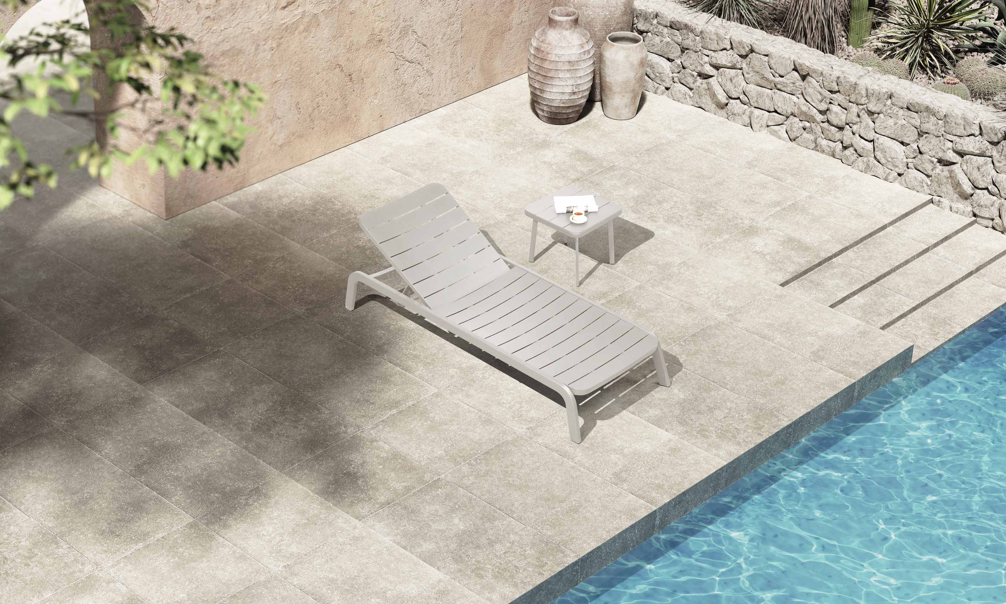 Bain de soleil extérieur en aluminium - JOY