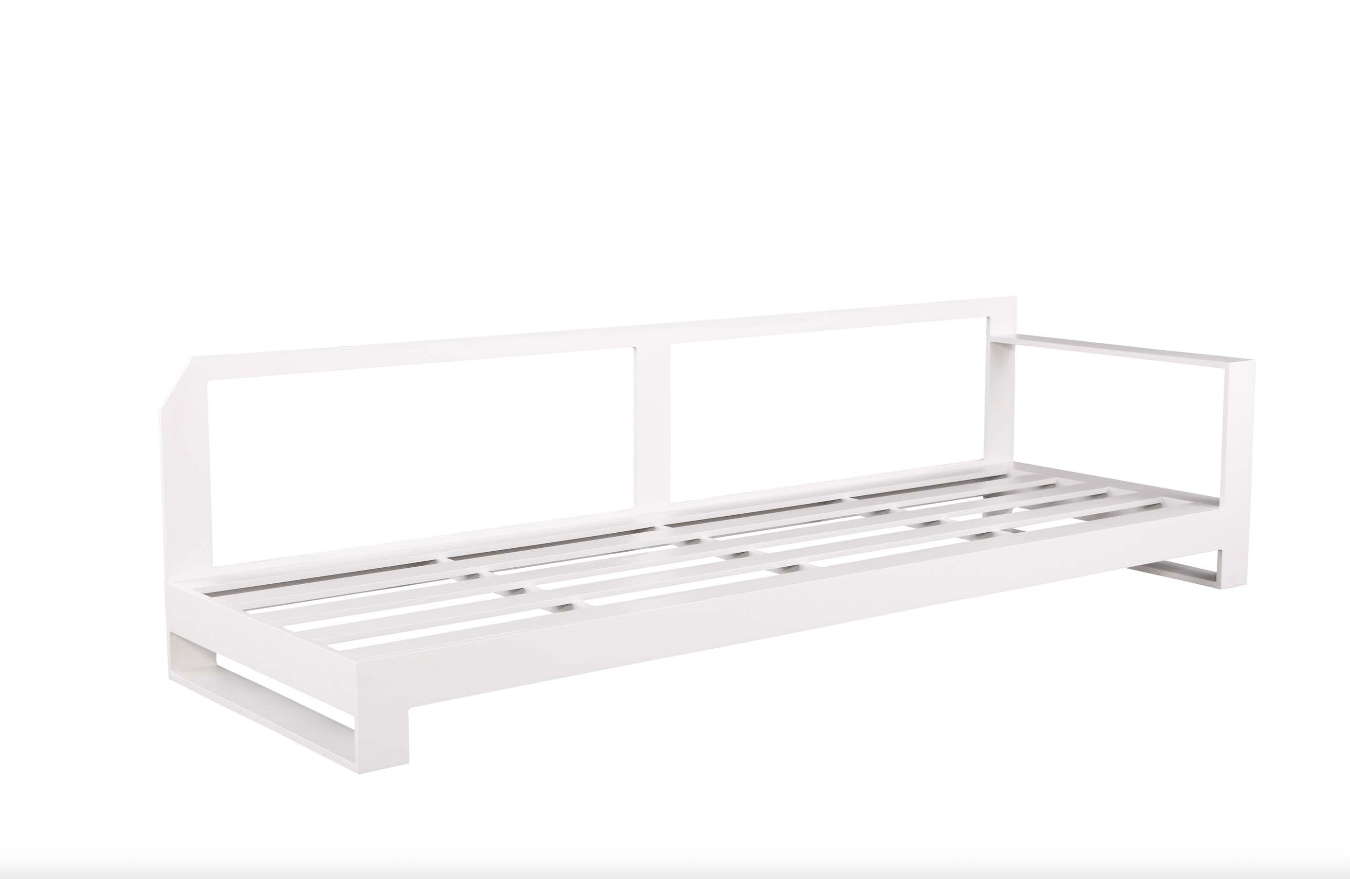 Grand Salon de jardin moderne modulable aluminium haut de gamme - IRIS