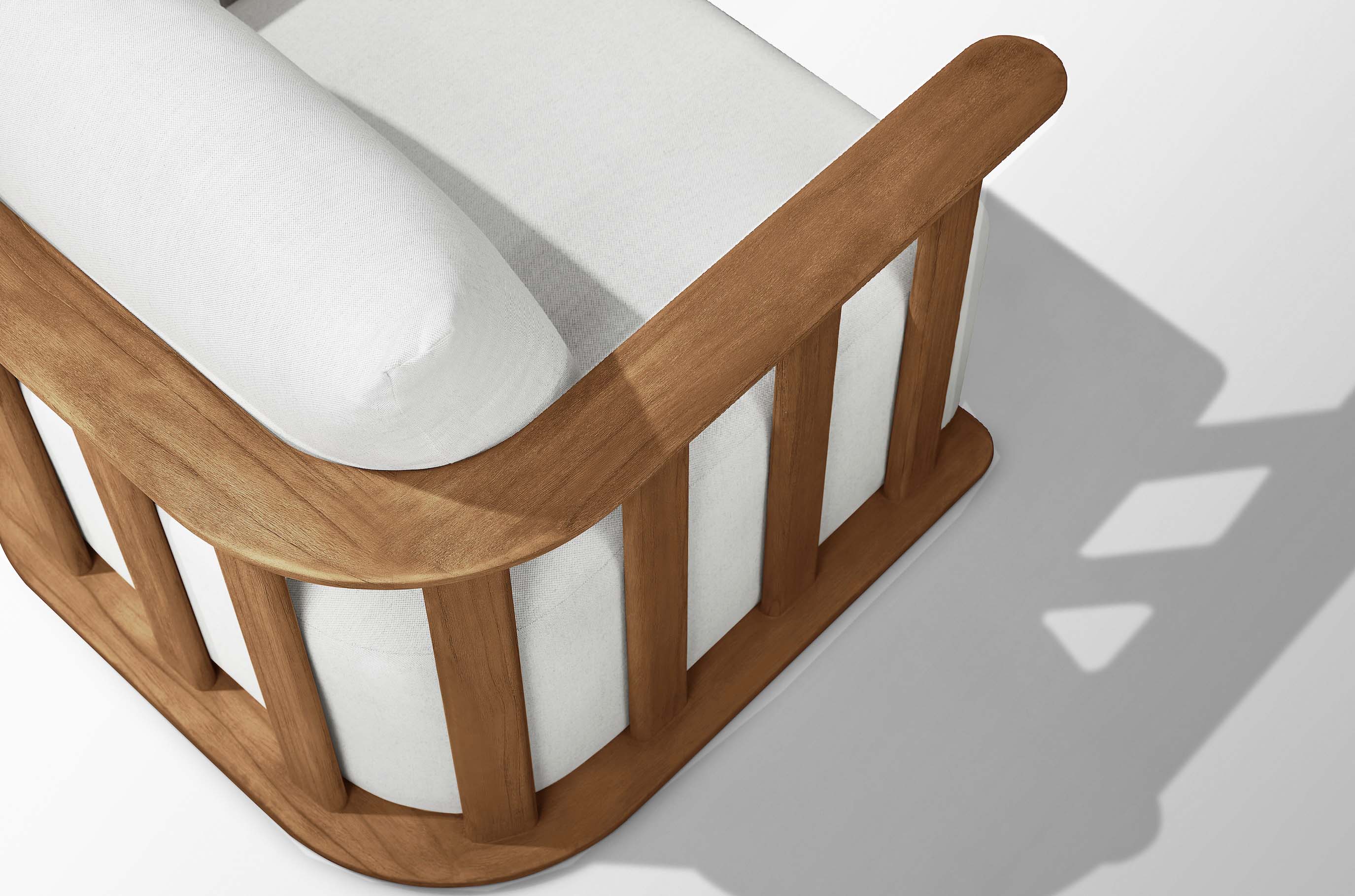 Salon de jardin haut de gamme en teck massif 5 places - ROMA