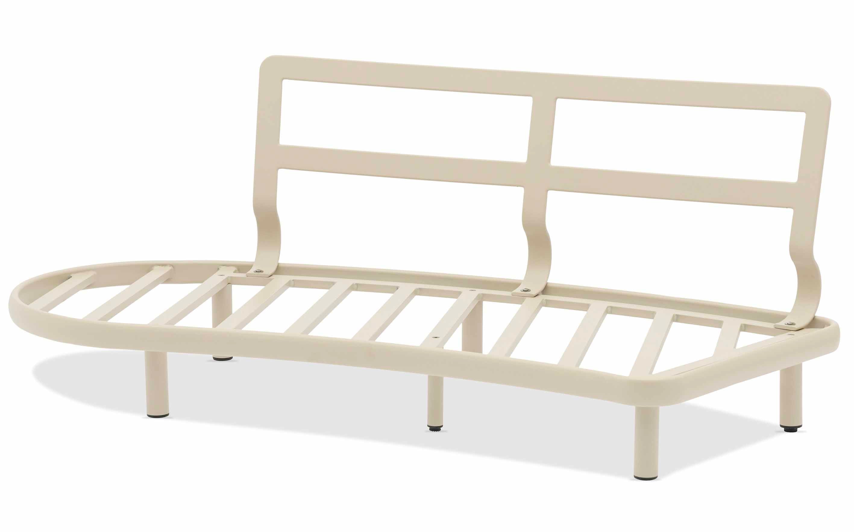 Salon de jardin haut de gamme en aluminium et en teck - ROSA MINI