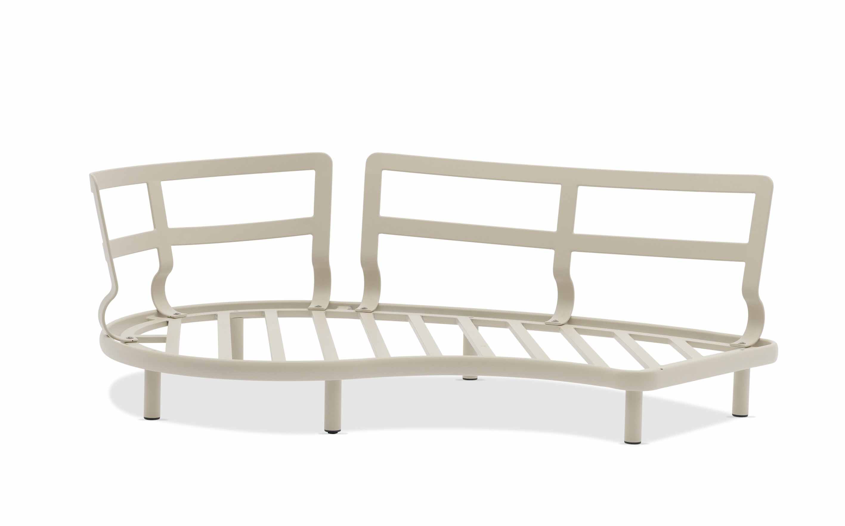 Salon de jardin luxe en aluminium by designer Belge - ROSA