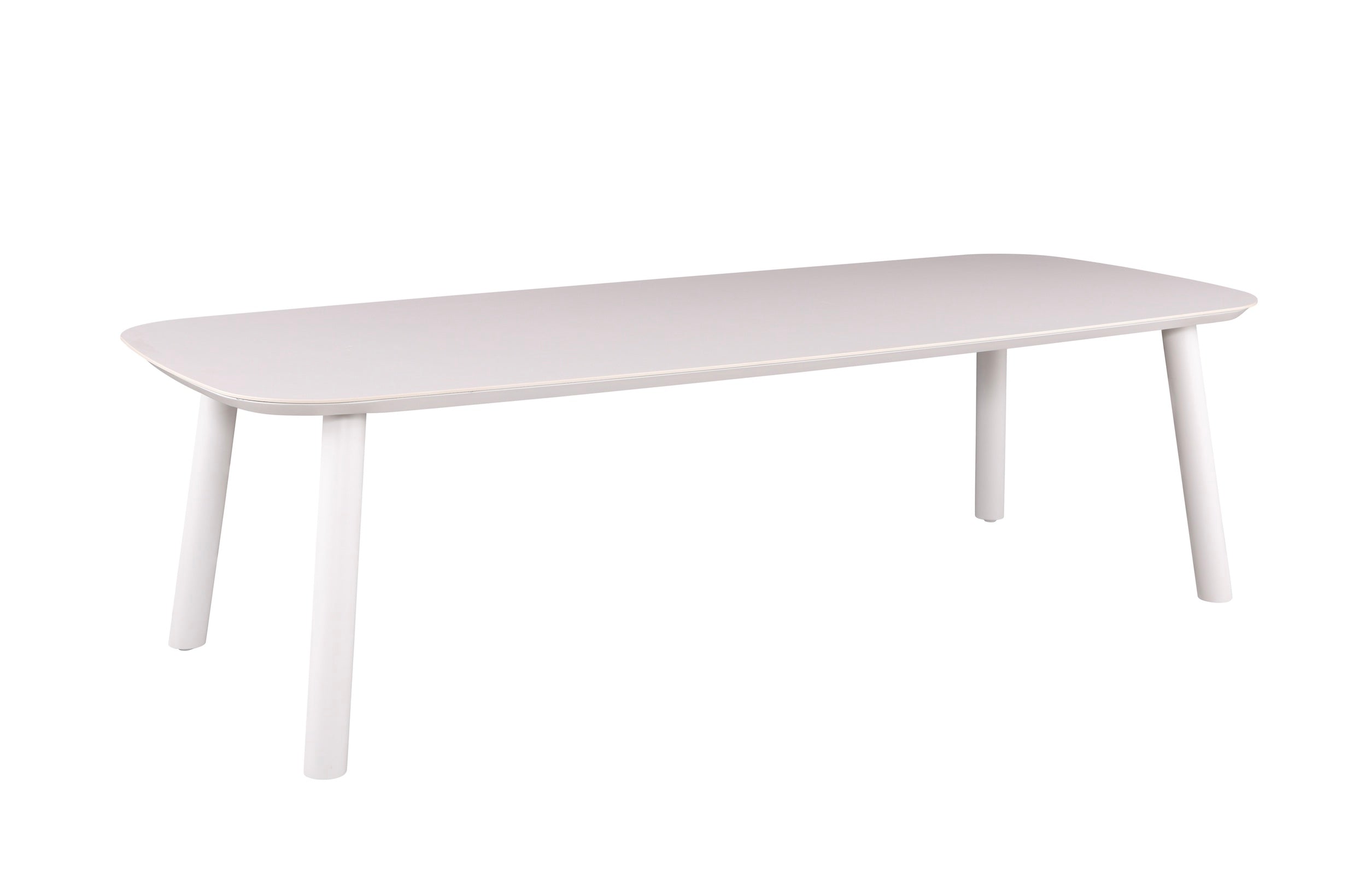 Table repas de jardin moderne en aluminium - avec plateau en céramique - LARA