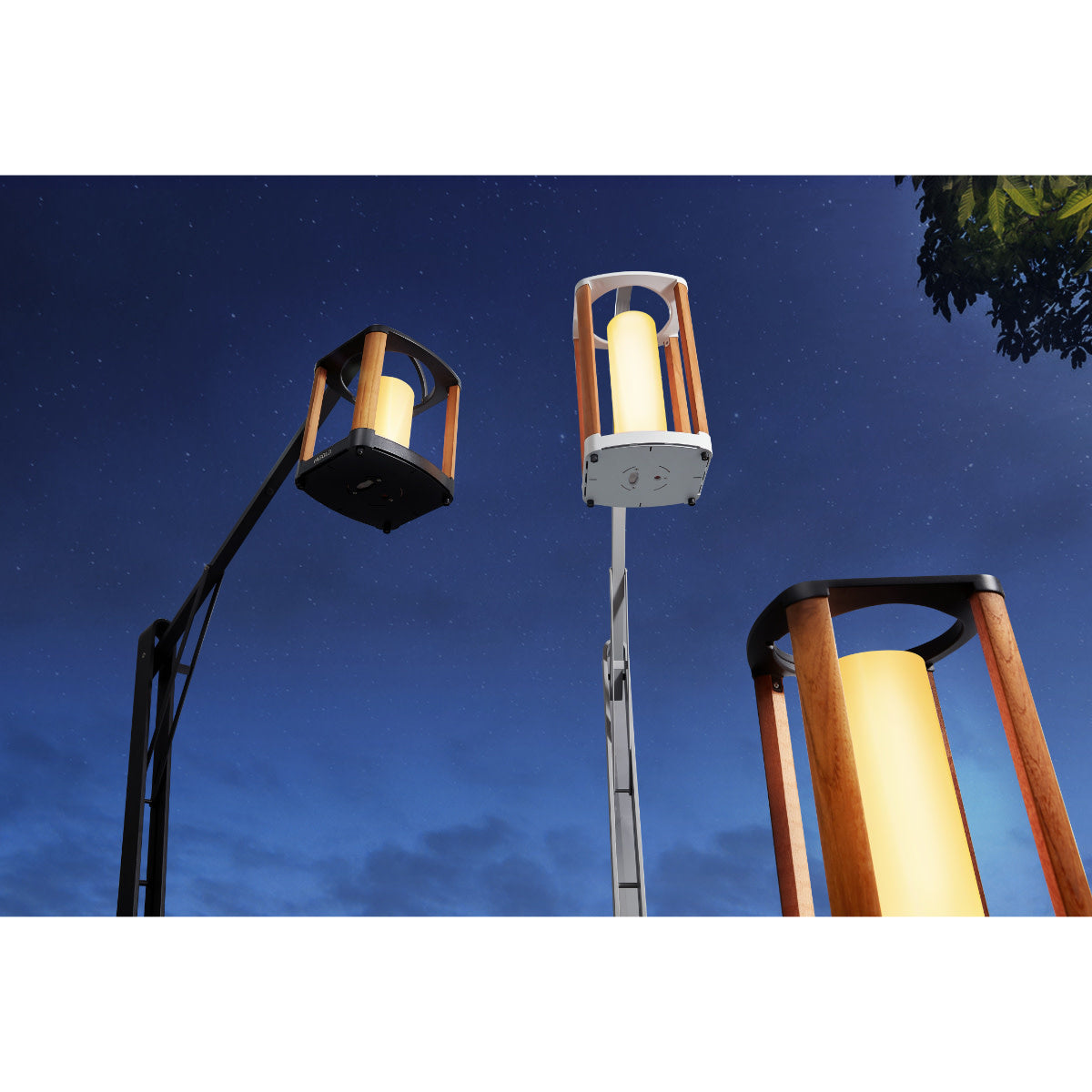 Support pour lampadaire extérieur aluminium - AURORA