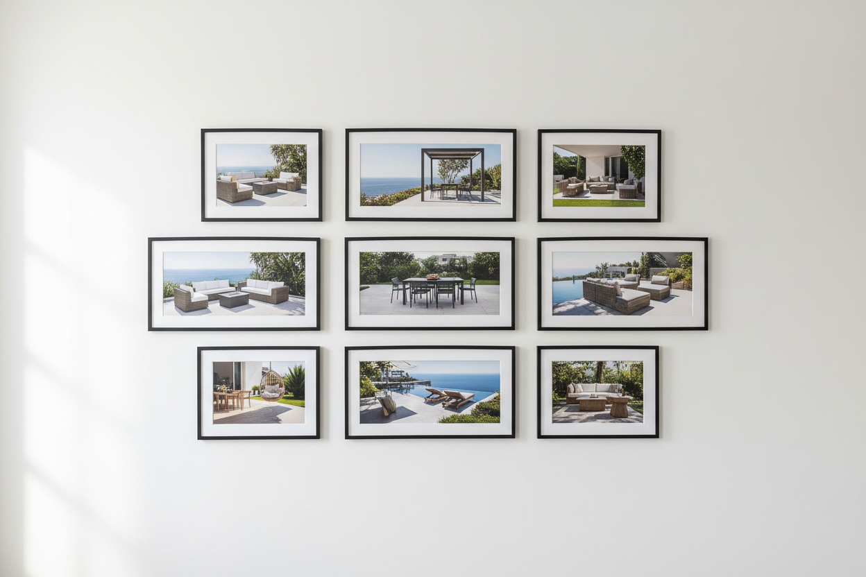 SI C'EST POSSIBLE GARDER QUE LES PHOTOS SUR LE MUR