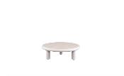 Salon de jardin d'angle haut de gamme en aluminium et teck - SANKA
