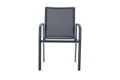 Fauteuil empilable en aluminium - TOMY (lot de 8)
