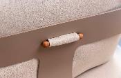 Canapé de jardin modulable luxe design en aluminium 5 places - ELYO 