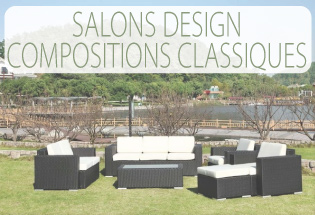 Salons de jardin Collection Design en compositions classiques