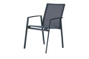 Fauteuil empilable en aluminium - TOMY (lot de 4)