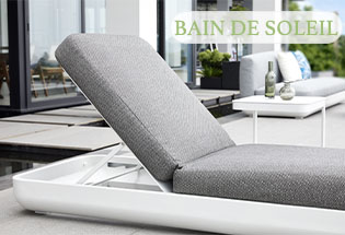 Bain de soleil design en Aluminium