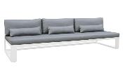 Salon de jardin modulable luxe aluminium - FERMO PLUS