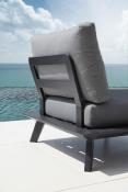 Salon de jardin design en aluminium - TINY NOIR