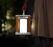 Lampe Design D'extérieur Solaire - AURORA blanc taille S