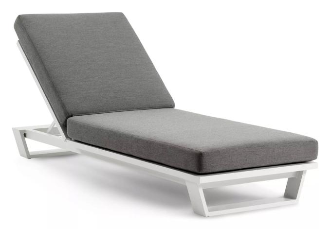 Bain de soleil en aluminium haut de gamme PAGINO BLANC