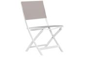 Table pliante en aluminium avec chaises - ROSYLAND