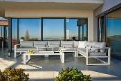 Grand Salon jardin d'angle luxe - FERMO CHIC