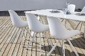 Table de jardin en aluminium avec plateau céramique 240CM - MONDO