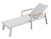Bain de soleil aluminium textilene - NOFFY Beige