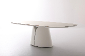 Table repas de jardin luxe en aluminium - avec plateau en cramique VNUS