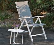 Fauteuil de jardin en aluminium - PIKY