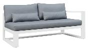 Salon de jardin d'angle en aluminium luxe  - FERMO COSY