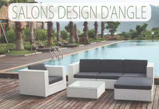 Salons de jardin Collection Design en angle