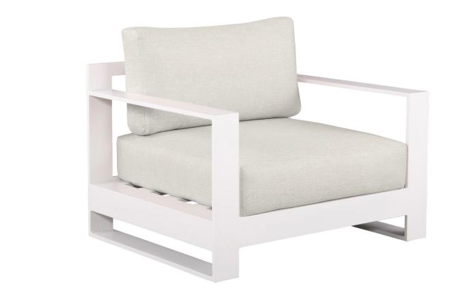 Fauteuil de jardin design haut de gamme en aluminium - IRIS