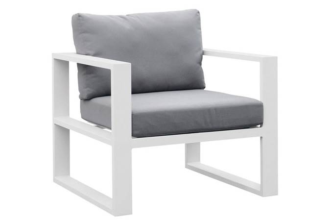 Fauteuil de jardin en aluminium - BELLY