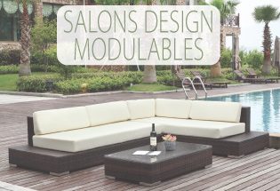 Salons de jardin Collection Design modulables