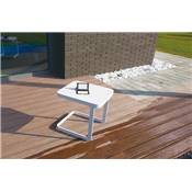 Table basse de jardin carré en aluminium - LEXY