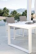 Table de jardin en aluminium - FERMO avec plateau en céramique 200CM