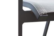 Fauteuil empilable en aluminium - NORY (lot de 6)