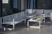 Grand Salon jardin d'angle luxe - FERMO CHIC