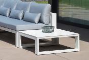 Salon jardin d'angle luxe en aluminium - FERMO