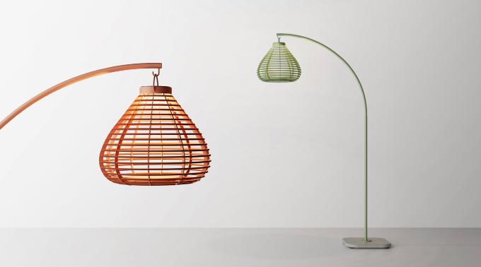 Lampe design de jardin  - APOLLO ORANGE