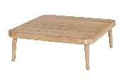 Salon de jardin design en corde tressée et bois d'acacia - FIDJI